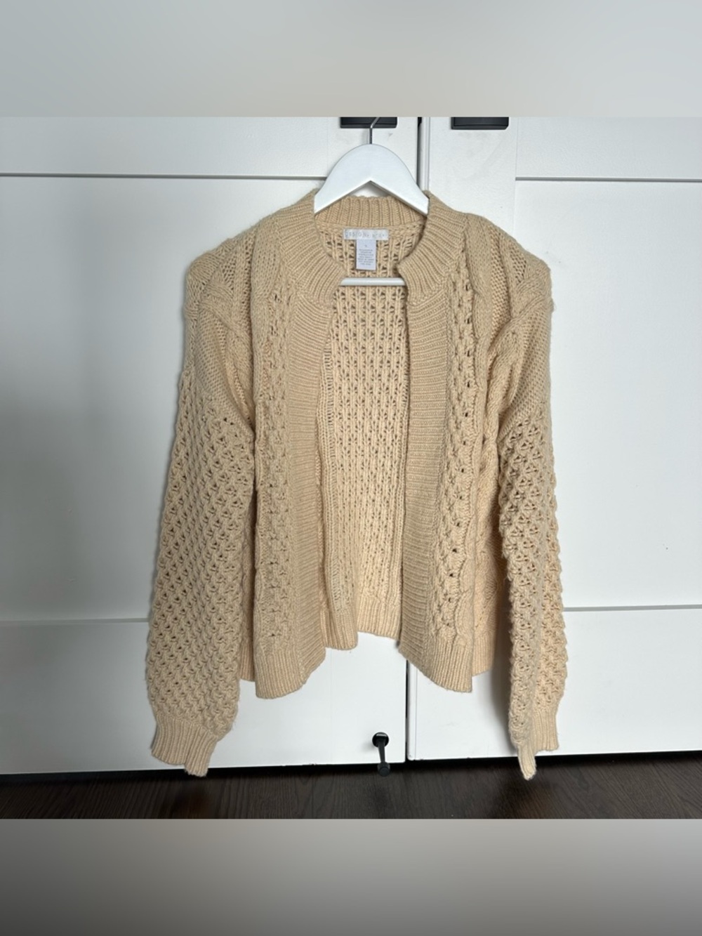 Design History Chunky Cable Knit Cardigan